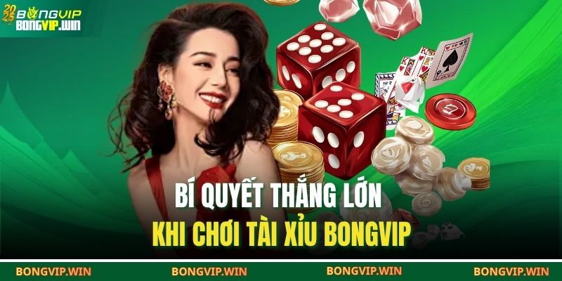 Tài Xỉu BONGVIP – Cược Đỉnh Cao Dành Cho Người Mê Thử Thách 4 Bí quyết thắng lớn khi chơi tài xỉu BONGVIP