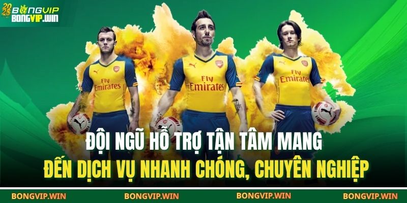 Giới Thiệu BONGVIP 3 Đội ngũ hỗ trợ tận tâm mang đến dịch vụ nhanh chóng, chuyên nghiệp